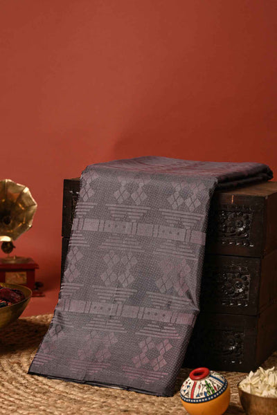 PALAM-SILKS-Wine Purple Kanchipuram Silk Saree