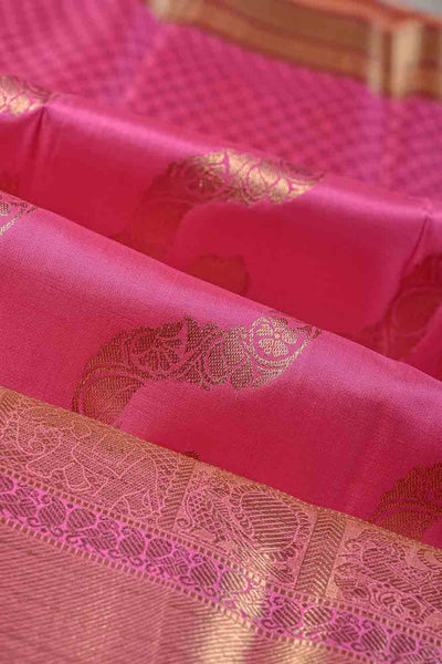 1067754-PALAM-SILKS-Pink Kanchipupram Silk Saree
