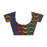 Multicoloured Thread Blouse Material
