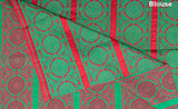 Red Thread Jacquard Blouse Material