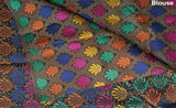 Multicoloured Thread Jacquard Blouse Material