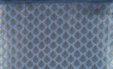 Grey Blouse Material with Zari Jacquard Patterns