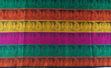 Multicoloured Thread Blouse Material
