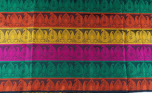 Multicoloured Thread Blouse Material