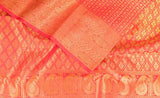 Lumiere Collection - Peach Bridal Kanchipuram Silk Saree