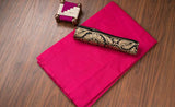 Plain Supernet Saree