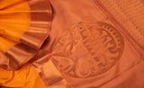 Mango yellow kanchipuram silk saree