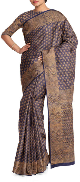 Ink Traditional Kanchipuram Silk Saree